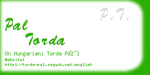 pal torda business card